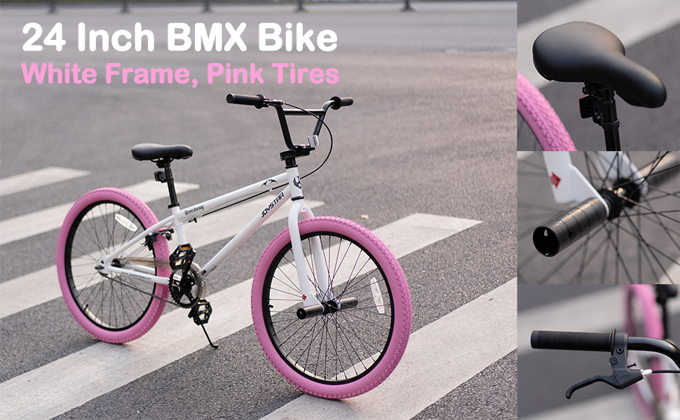 20" JOYSTAR Brockway Freestyle Kids BMX Bikes for 6-14 Years