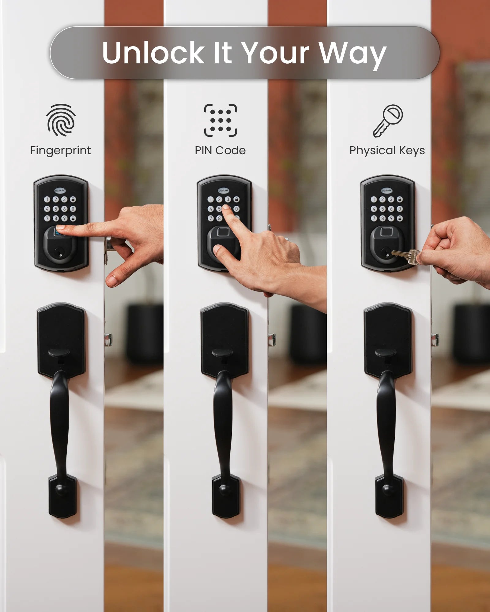 DESLOC Electronic Keypad Door Lock with Handle