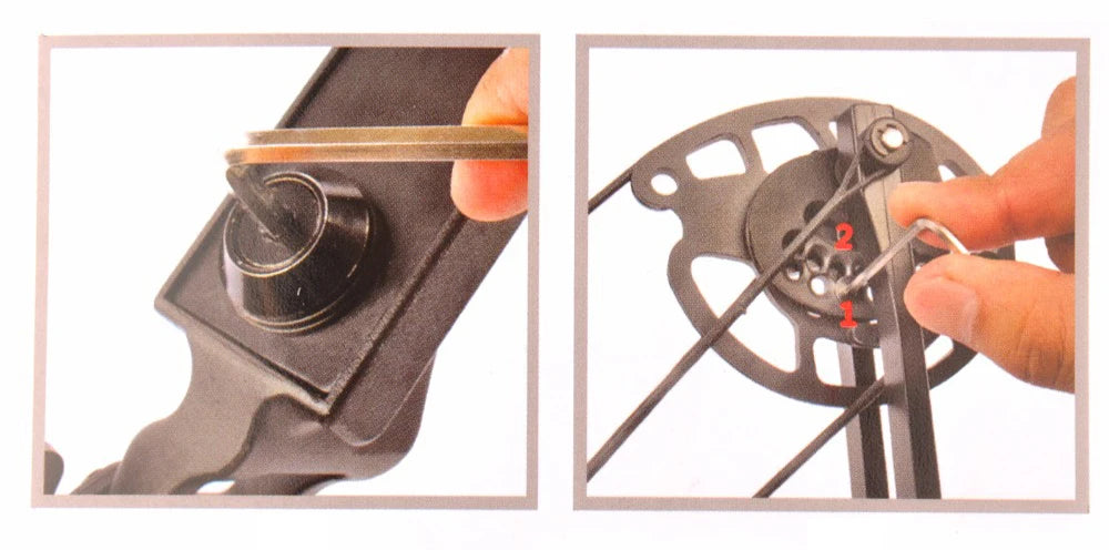 1 Pair Compound Bow Pulley for 30-40 LBS Junxing M183