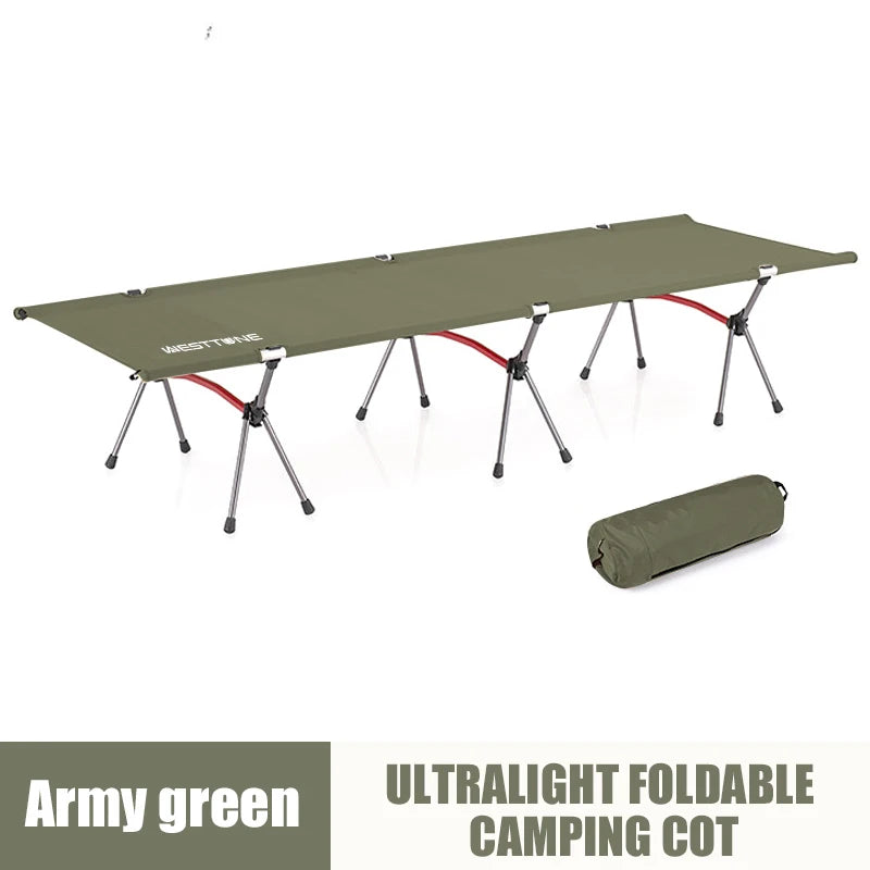 Camping Cot with Leg Extenders Folding