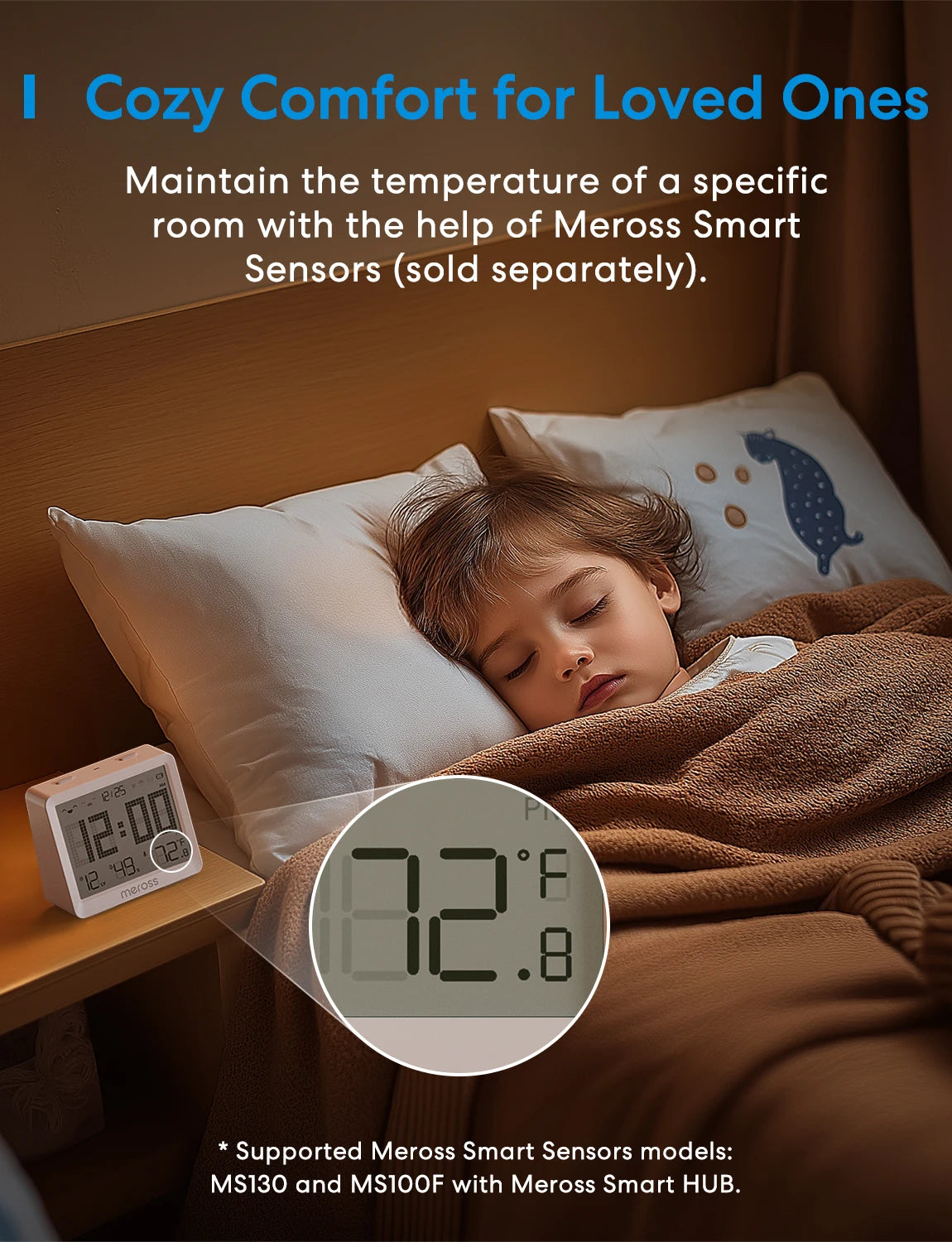 Meross Matter Smart US Wi-Fi Thermostat Compatible