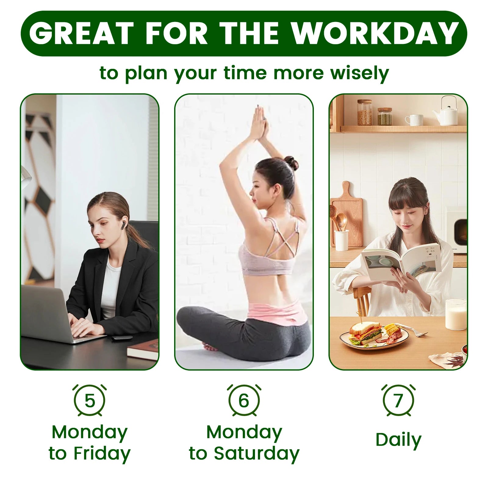 Projection digital alarm clock 180 ° arm projection LED