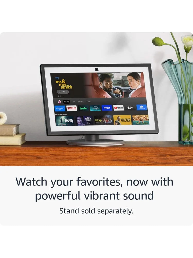 All-new Amazon Echo Show 15 | A stunning HD 15.6" smart kitchen TV for home organization with Alexa