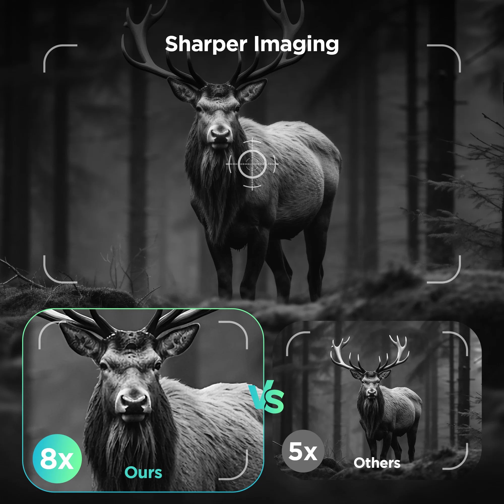 Night Vision Binoculars 8X Digital Zoom