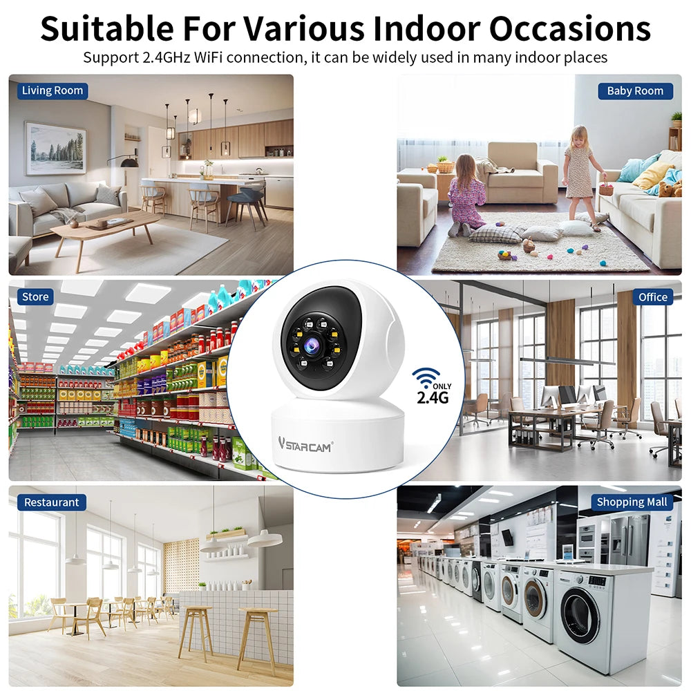 Indoor Security Camera for Home Color