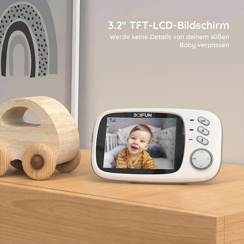 Boifun 3.2 Inch Digital LCD Screen Wireless Baby Monitor