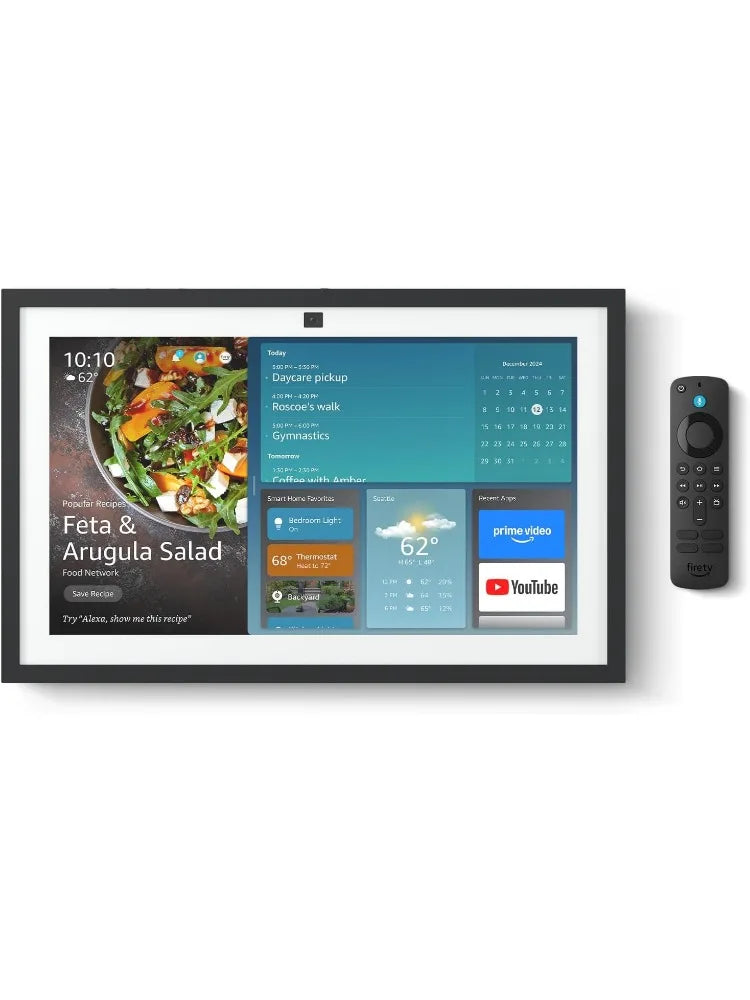 All-new Amazon Echo Show 15 | A stunning HD 15.6" smart kitchen TV for home organization with Alexa