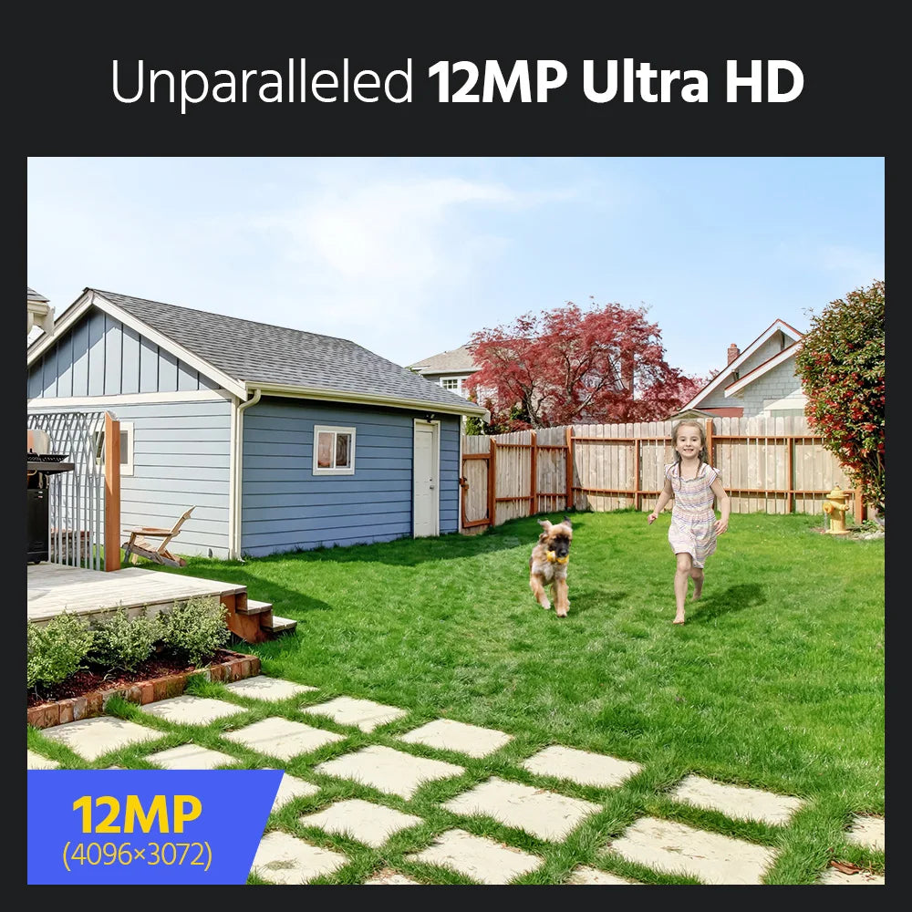 ANNKE 12MP Outdoor Dual Light PoE-Security Camera