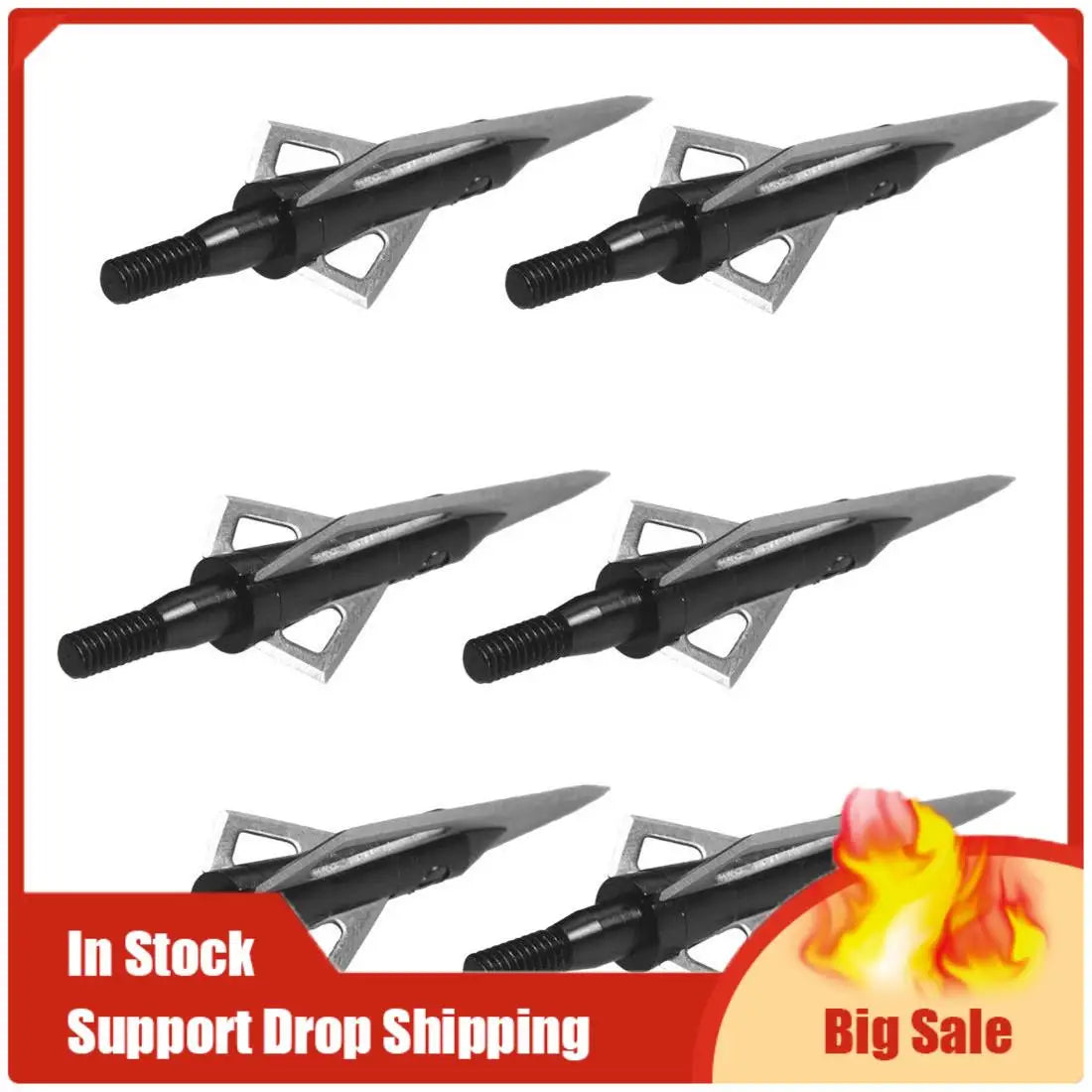 A35F Perfect 100 Grain Archery Heads Broad Head Tips