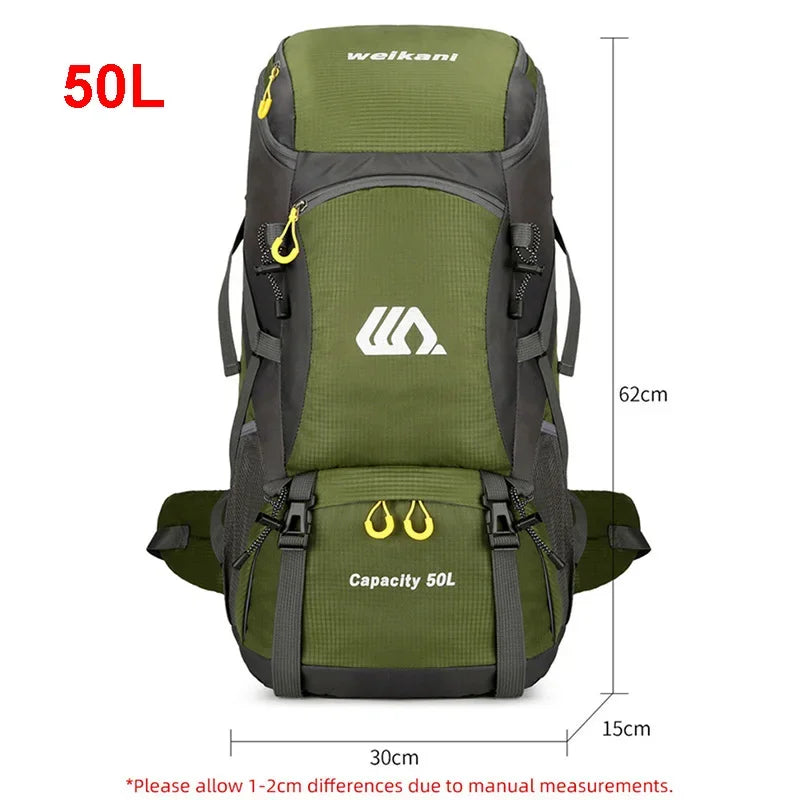50L Large Travel Backpack