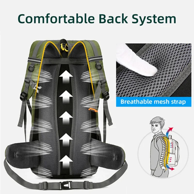 50L Large Travel Backpack